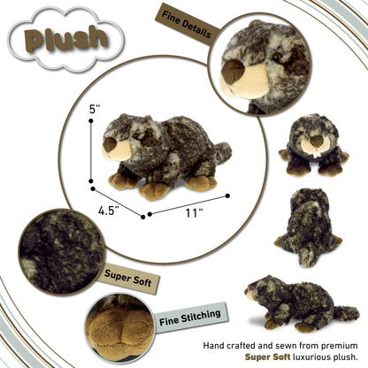 SUPER SOFT PLUSH - LYING MARMOT