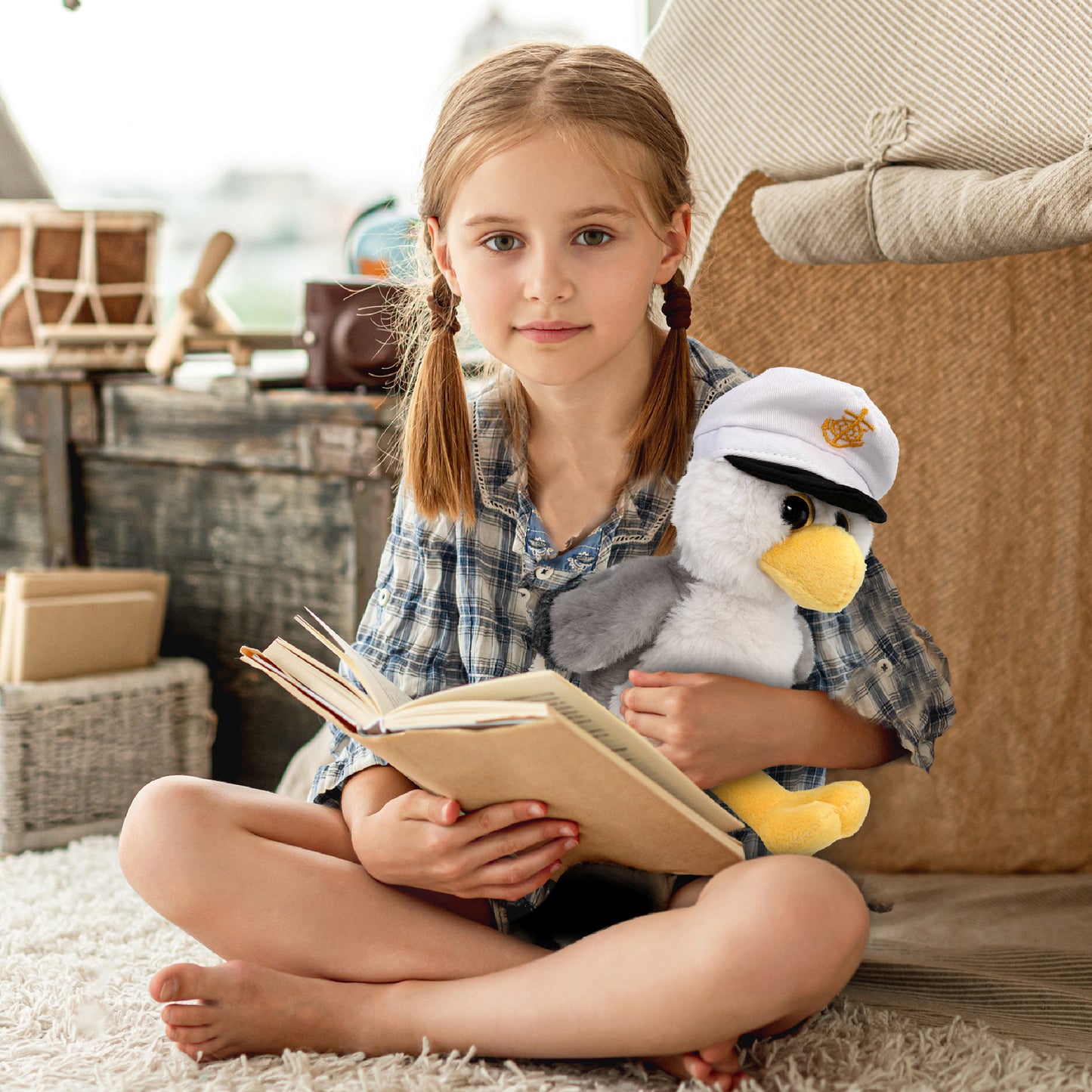 SUPER SOFT PLUSH - SEAGULL SAILOR