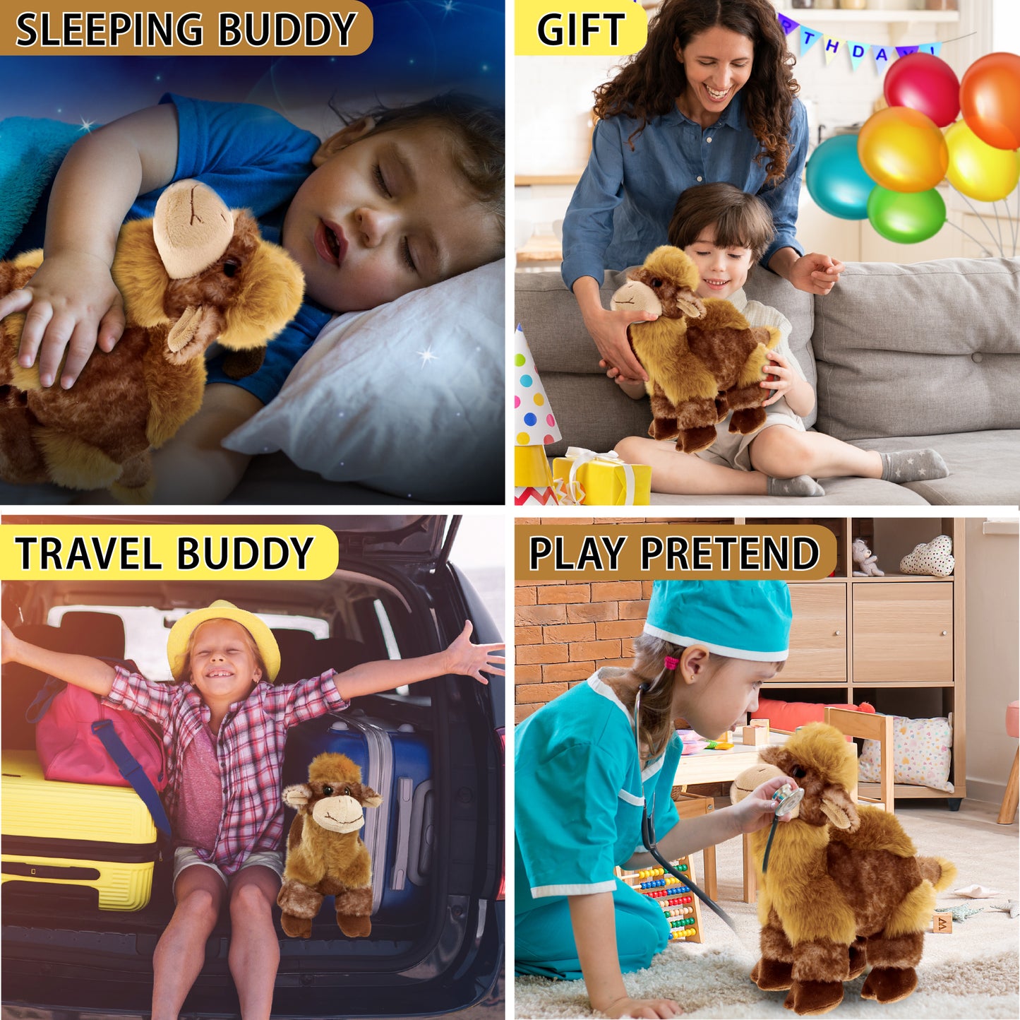 SUPER SOFT PLUSH - CAMEL
