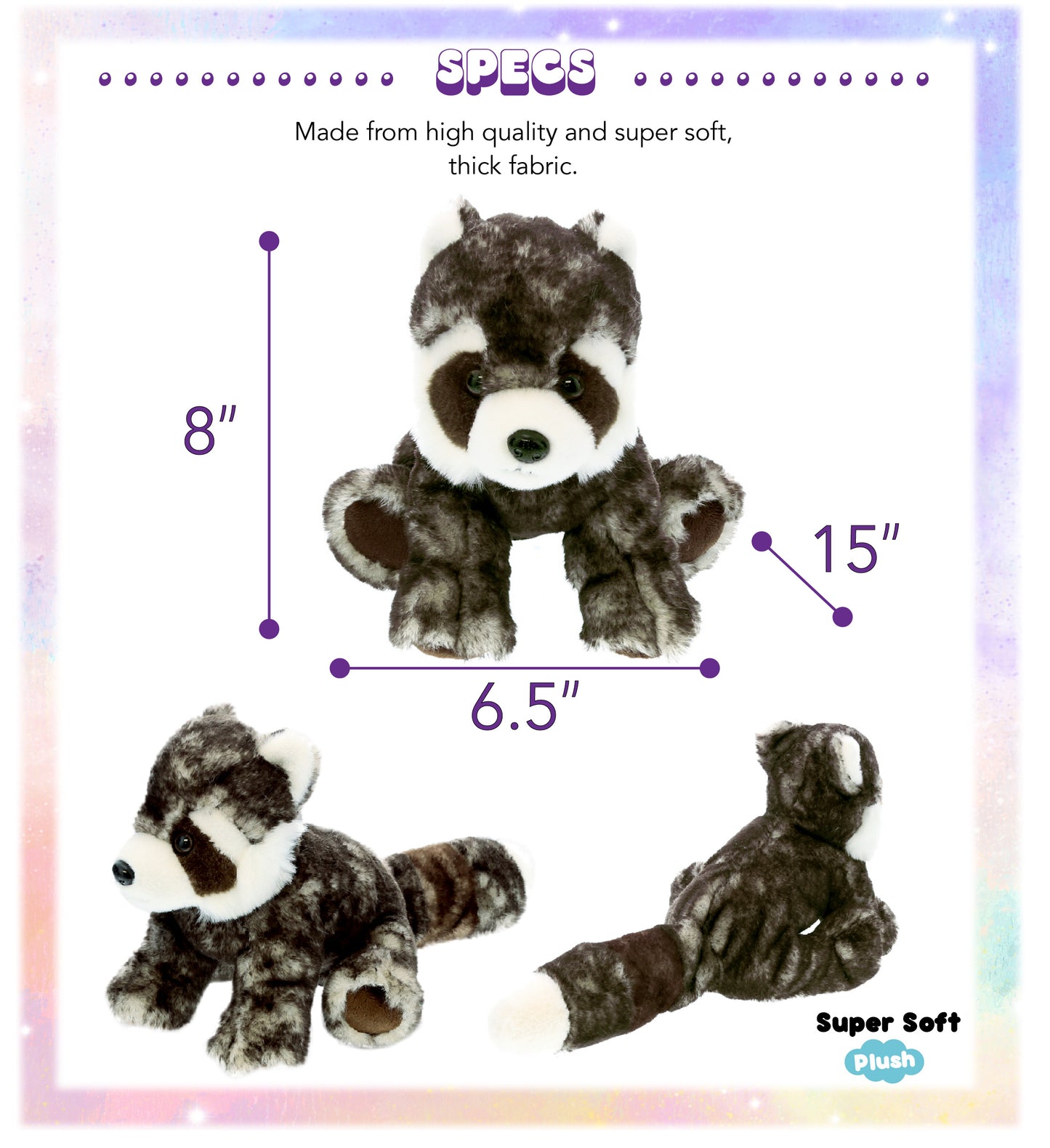 SUPER SOFT PLUSH - SQUAT RED PANDA