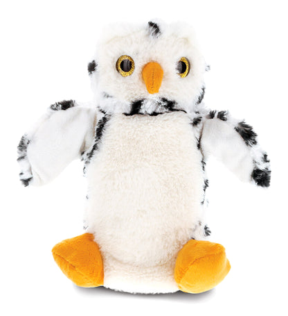 SUPER SOFT PLUSH HAND PUPPET - WHITE OWL