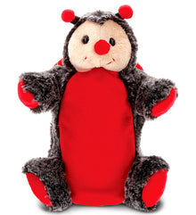 SUPER SOFT PLUSH HAND PUPPET - LADYBUG