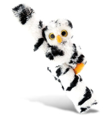 SUPER SOFT PLUSH SAFETY BELT COVER - WHITE OWL