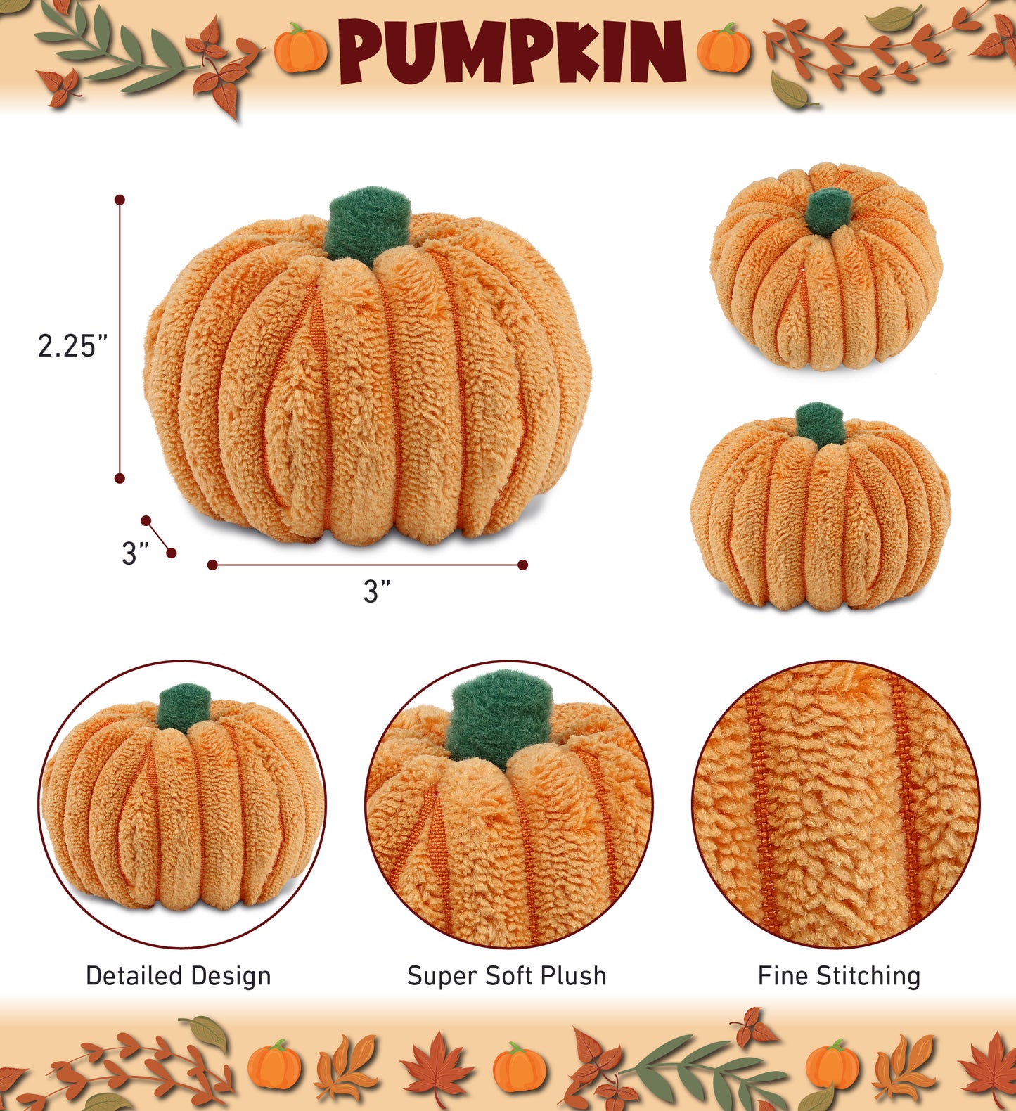PLUSH - SMALL PUMPKIN