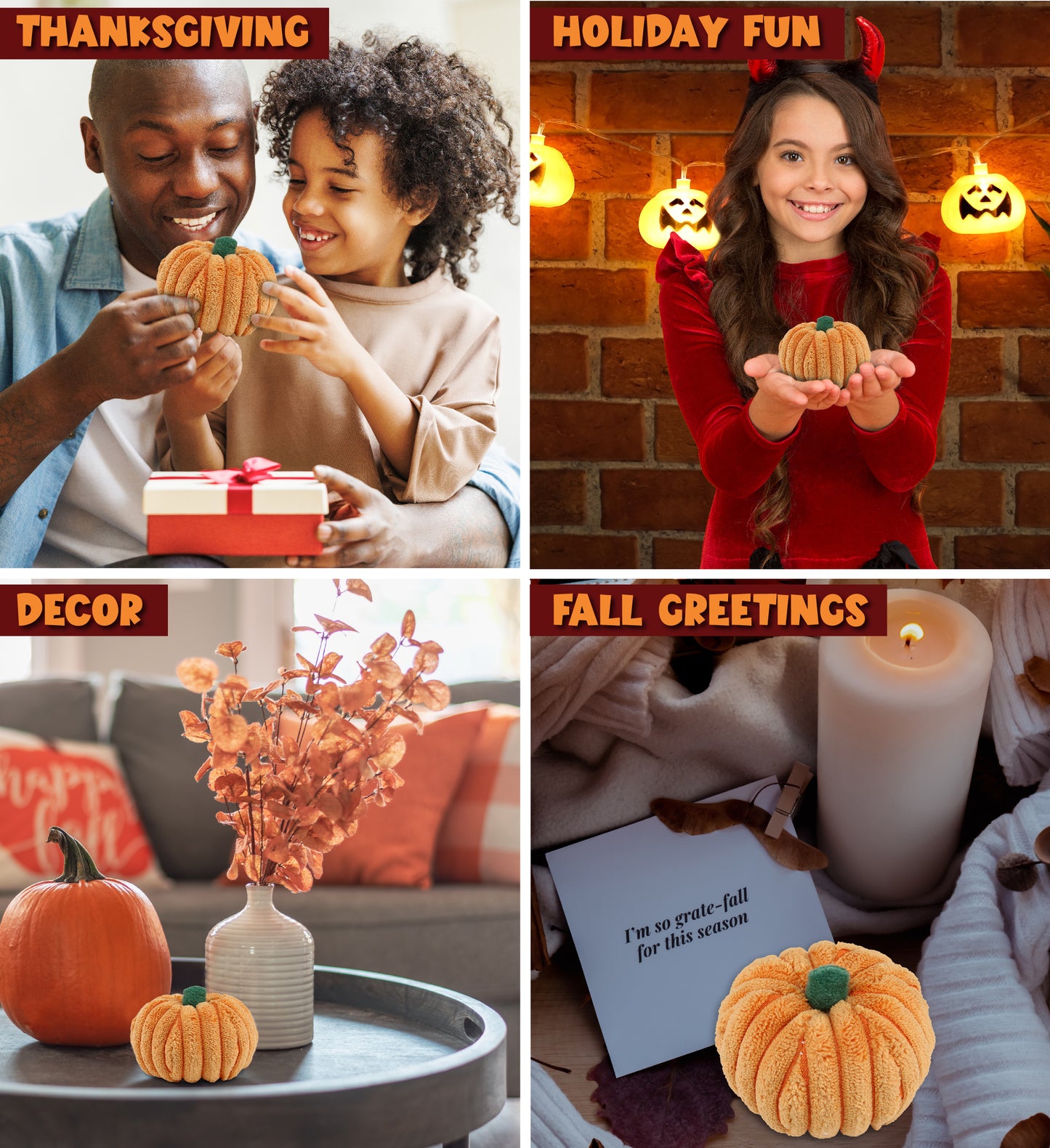 PLUSH - SMALL PUMPKIN