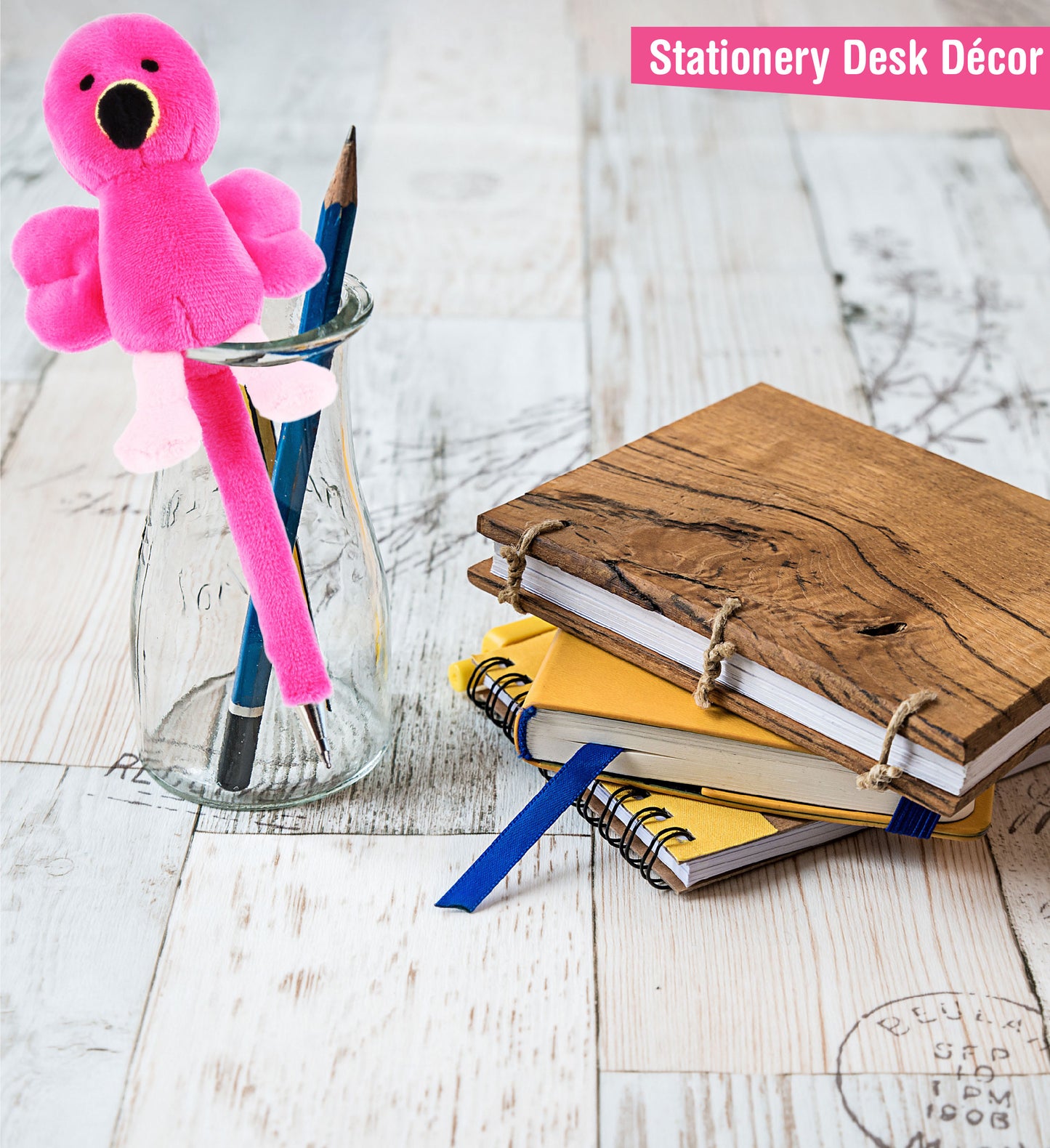 PLUSH PEN - FLAMINGO