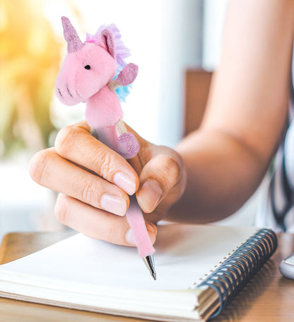 PLUSH PEN - PINK UNICORN