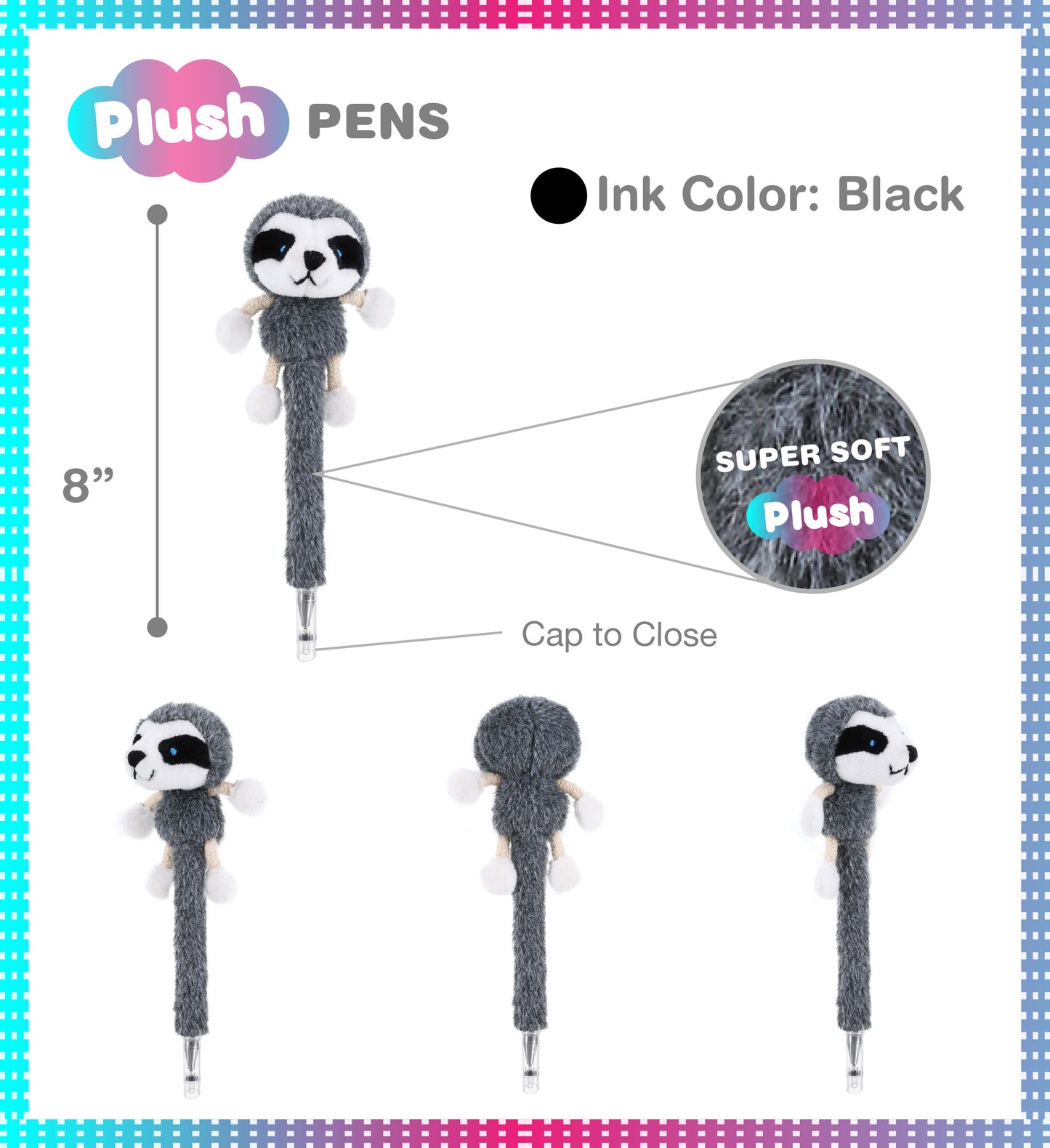 PLUSH PEN - SLOTH