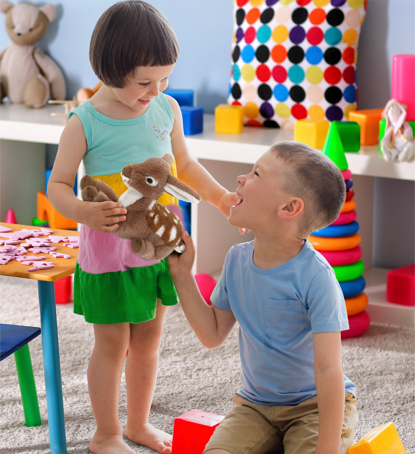 SUPER-SOFT PLUSH - FAWN DEER 8"