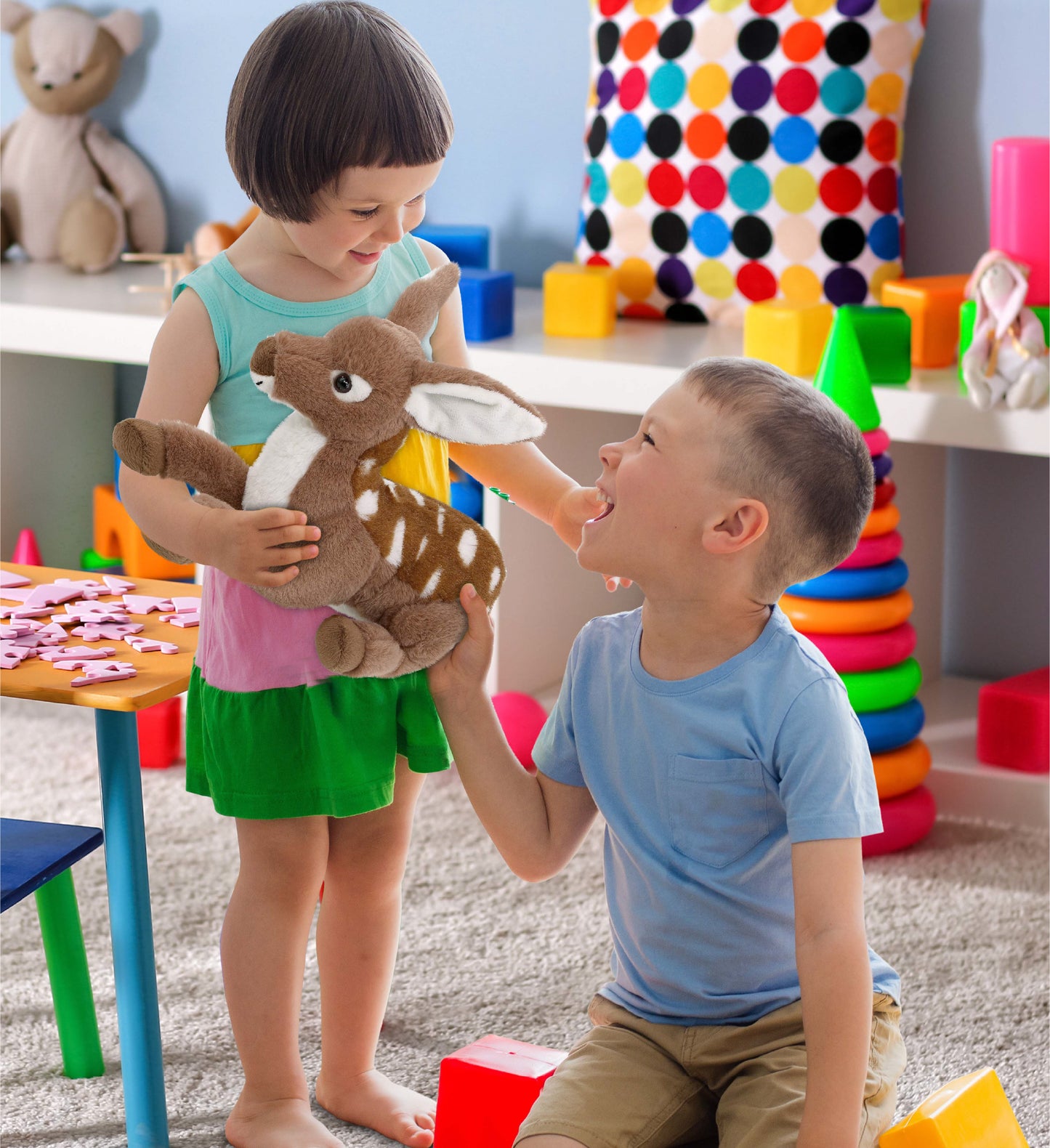 SUPER-SOFT PLUSH - FAWN DEER 10"