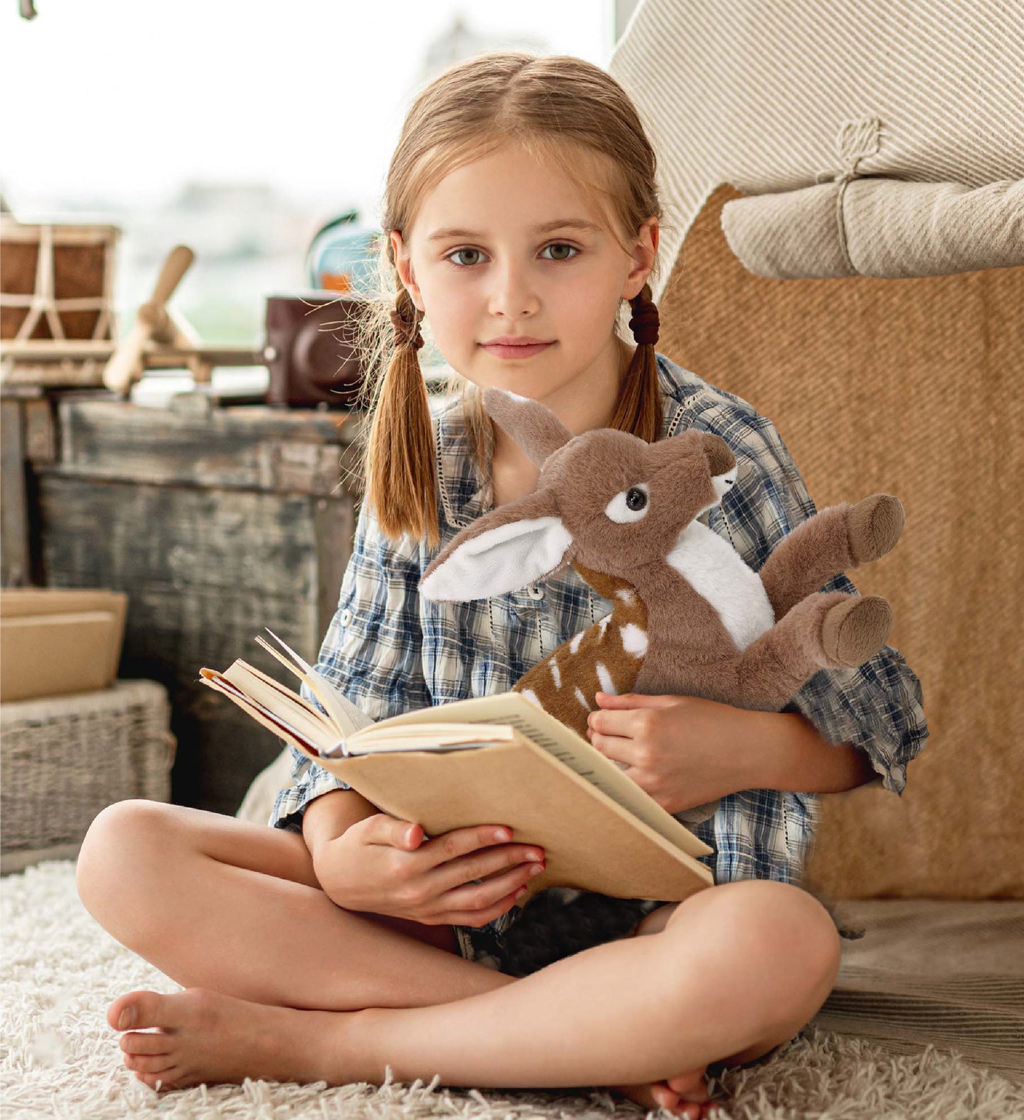 SUPER-SOFT PLUSH - FAWN DEER 10"
