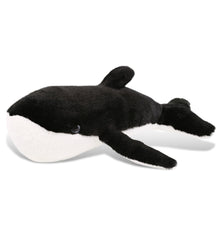 SUPER-SOFT PLUSH - BLACK WHALE 14"