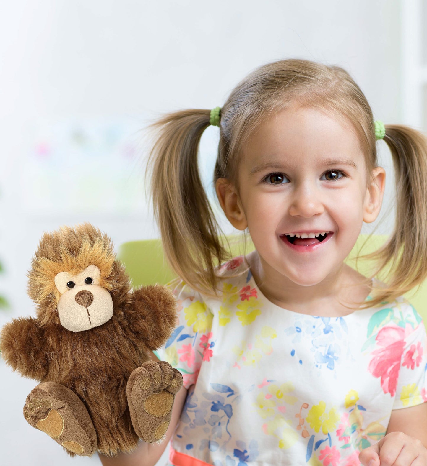 SUPER-SOFT PLUSH HAND PUPPET - BIG FOOT