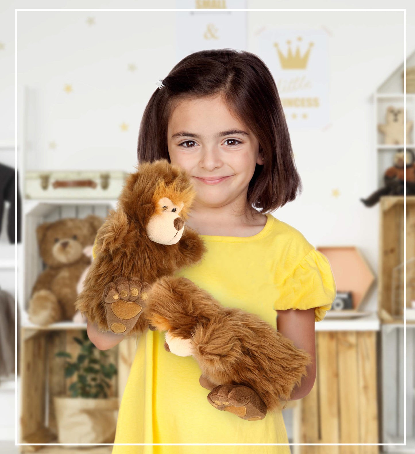 SUPER-SOFT PLUSH HAND PUPPET - BIG FOOT