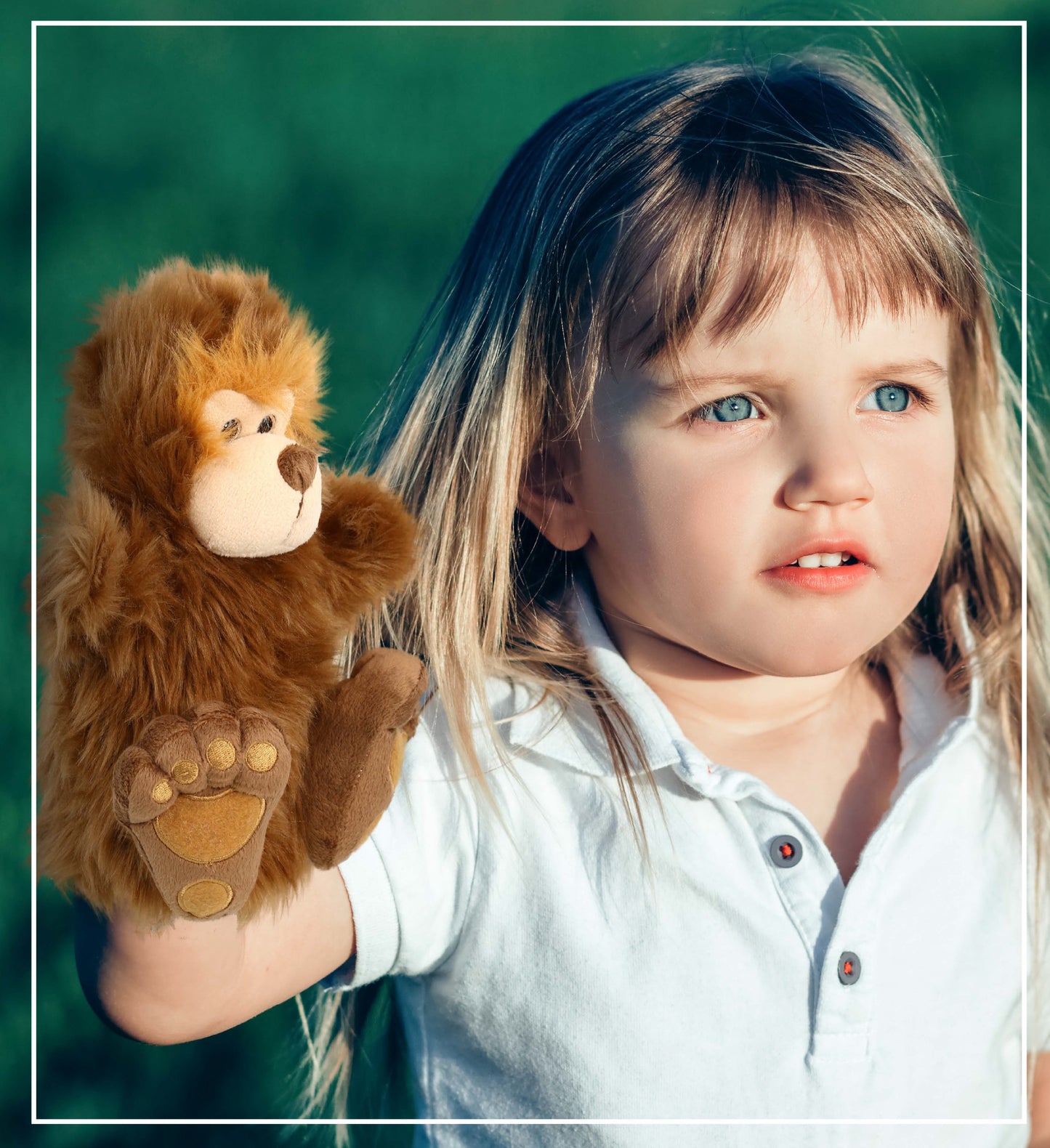 SUPER-SOFT PLUSH HAND PUPPET - BIG FOOT