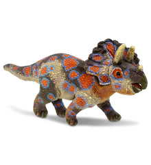 WILD COLLECTION PLUSH - TRICERATOPS DINOSAUR 17"