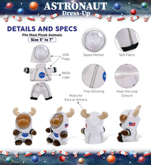 PLUSH DRESS-UP - ASTRONAUT SMALL WITH HOLES IN HELMET