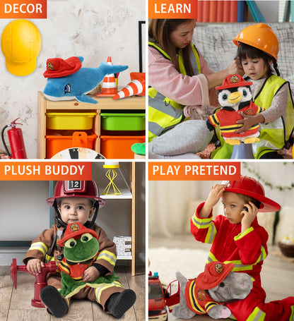 PLUSH DRESS-UP - FIREMAN LARGE