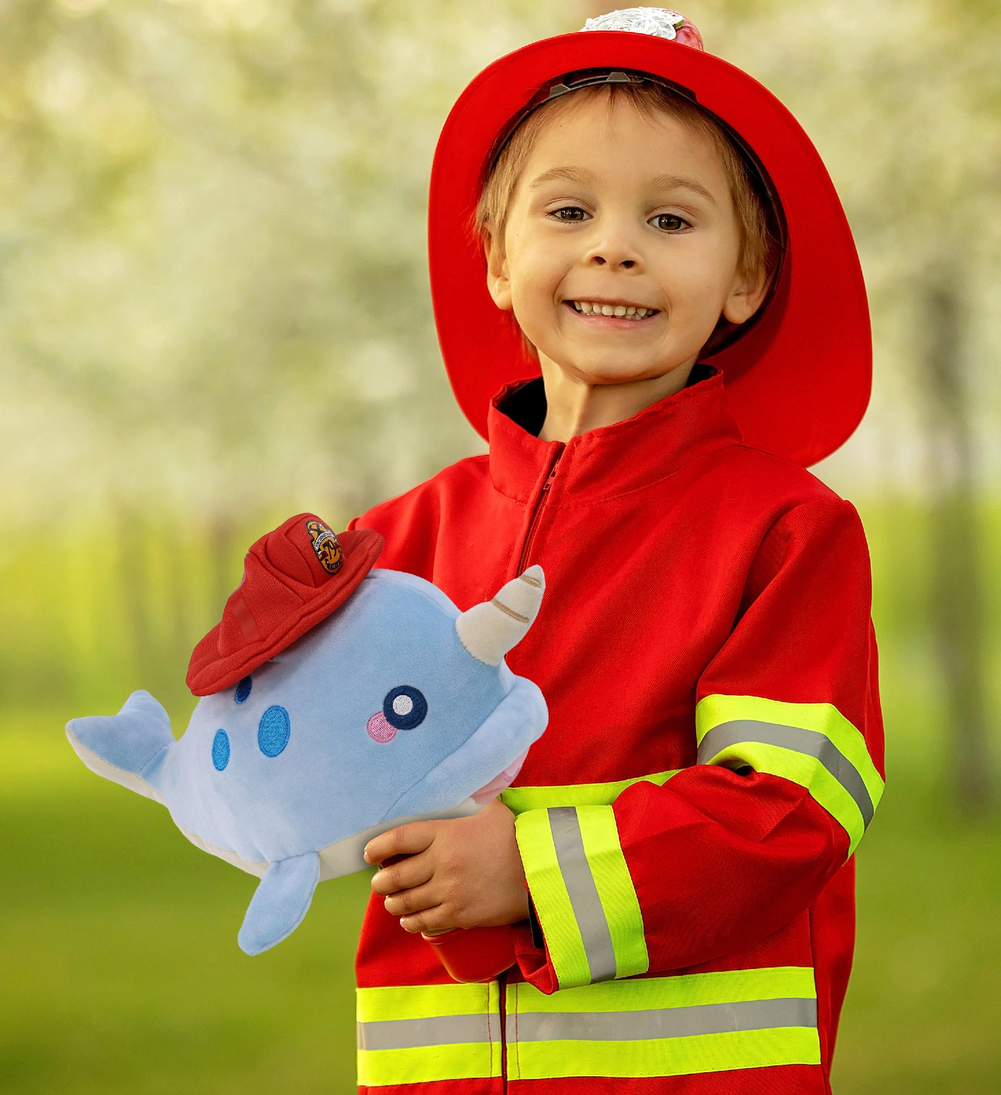 PLUSH DRESS-UP - FIREMAN LARGE