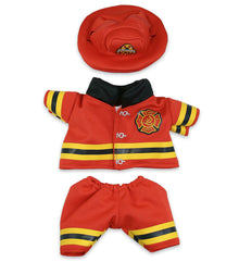 PLUSH DRESS-UP - FIREMAN LARGE WITH HOLES IN HELMET