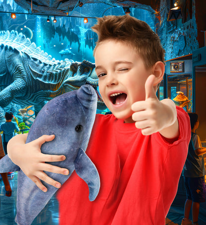 WILD COLLECTION PLUSH - DOLPHIN 19"