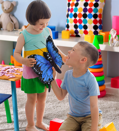 WILD COLLECTION PLUSH - BLUE BUTTERFLY 12"