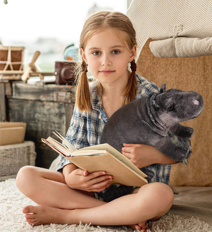 WILD COLLECTION PLUSH - HIPPO 13"