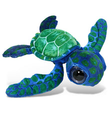WILD COLLECTION PLUSH - BLUE SEA TURTLE 10"
