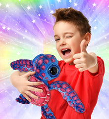 WILD COLLECTION PLUSH - PINK SEA TURTLE 10"