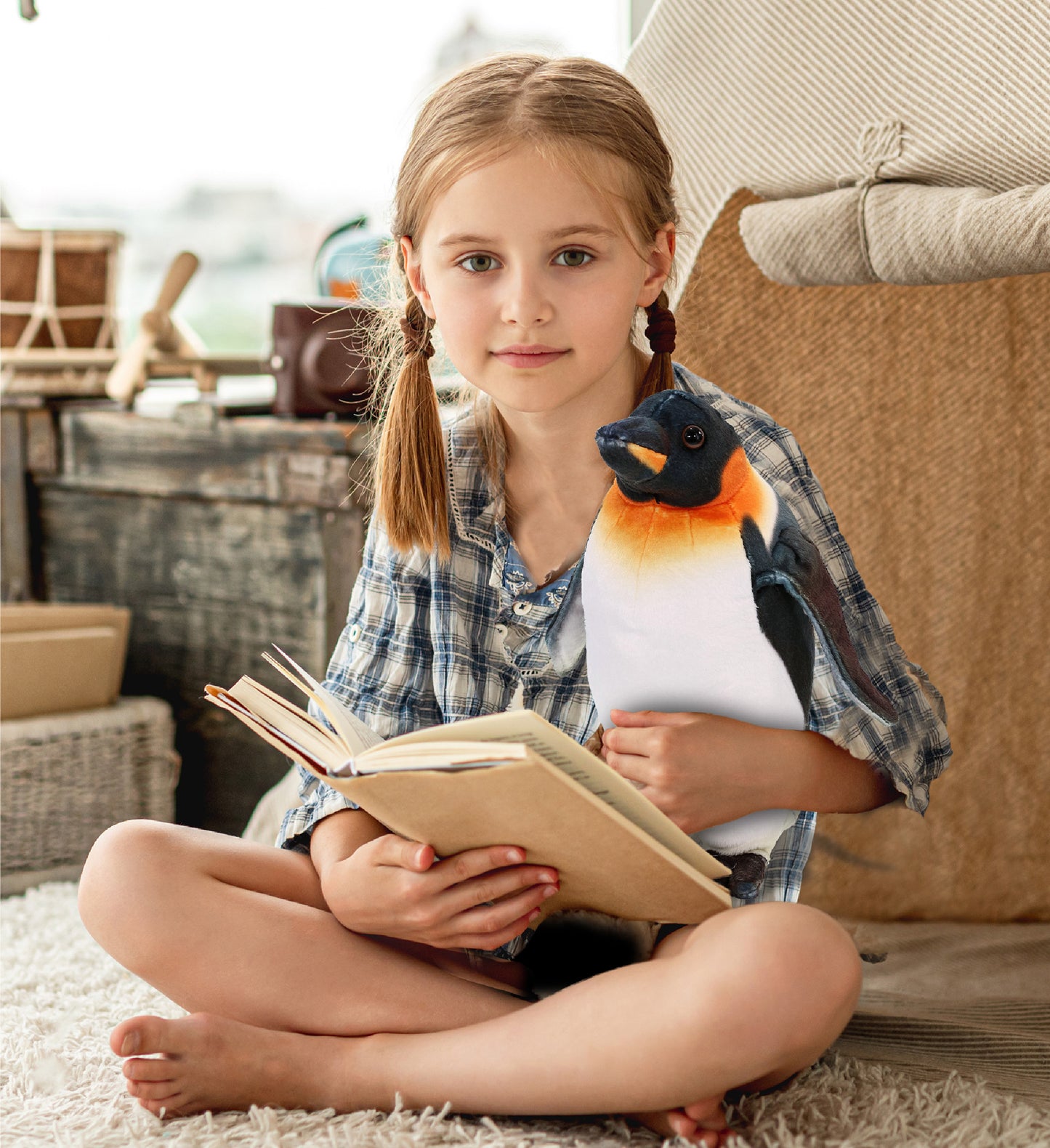 WILD COLLECTION PLUSH - PENGUIN 9"