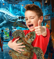 WILD COLLECTION PLUSH - SEA TURTLE 14"