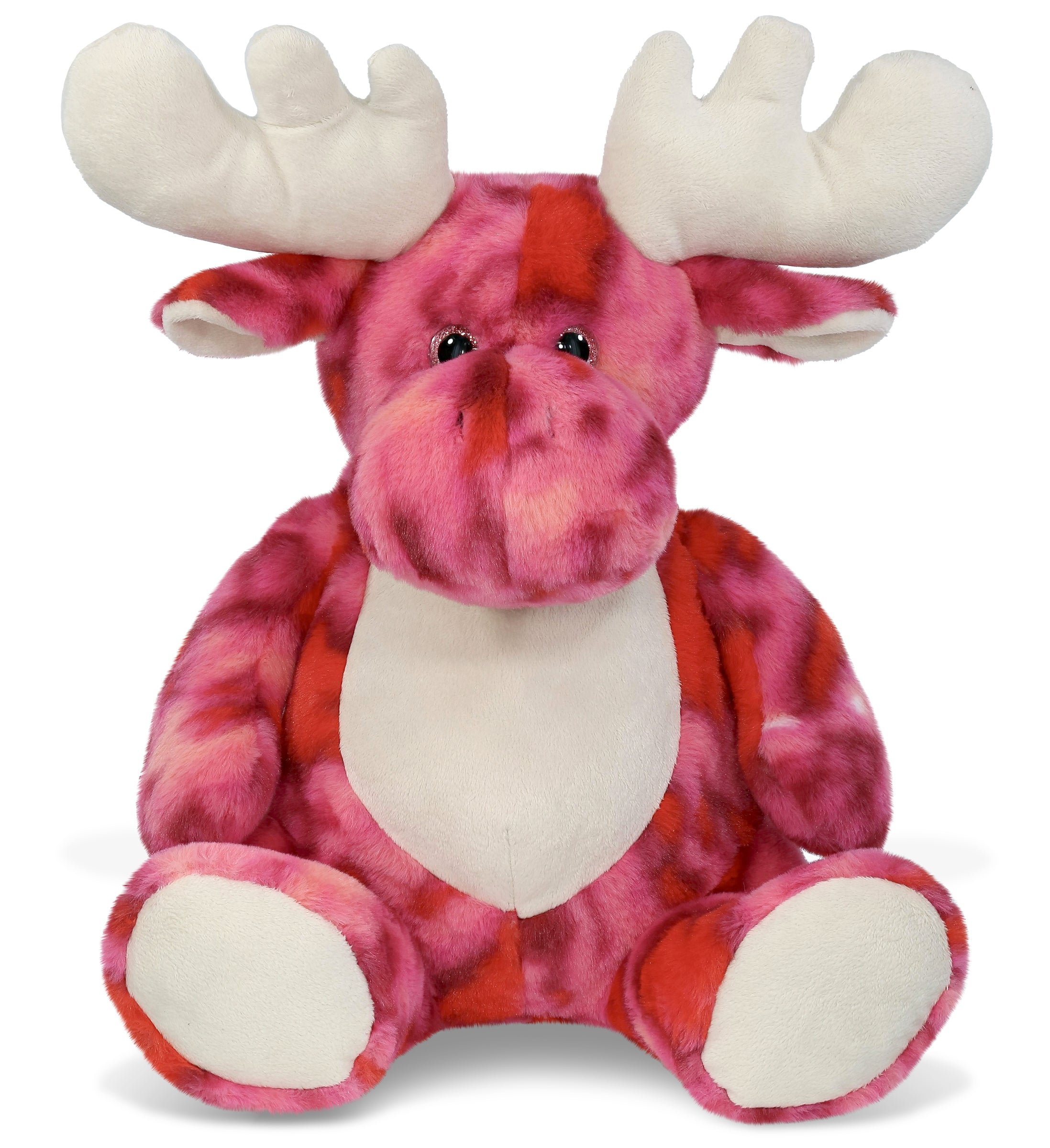 SUPER-SOFT PLUSH - PINK TIE-DYE MOOSE XL 17"