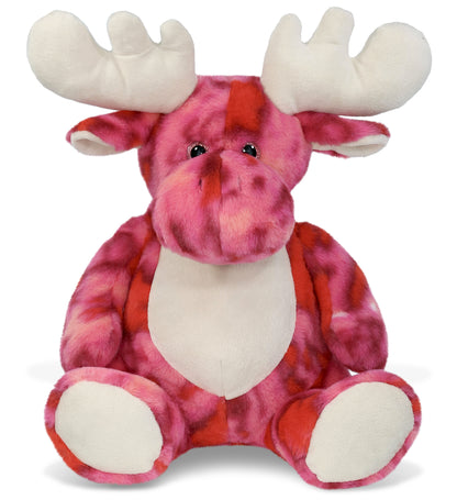 SUPER-SOFT PLUSH - PINK TIE-DYE MOOSE XL 17"