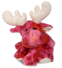SUPER-SOFT PLUSH - PINK TIE-DYE FLOPPY MOOSE 9"