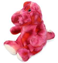 SUPER-SOFT PLUSH - PINK TIE-DYE SITTING ALLIGATOR 8"