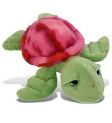SUPER-SOFT PLUSH - PINK TIE-DYE GREEN SEA TURTLE10"