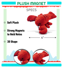PLUSH MAGNET - LOBSTER