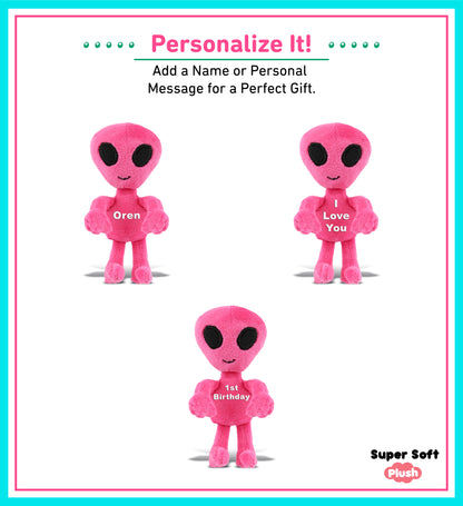 PLUSH MAGNET - PINK ALIEN