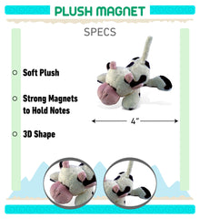 PLUSH MAGNET - COW