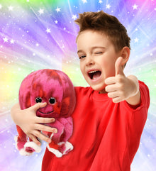 SUPER-SOFT PLUSH - PINK TIE-DYE OCTOPUS 10"