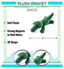 PLUSH MAGNET - ALLIGATOR