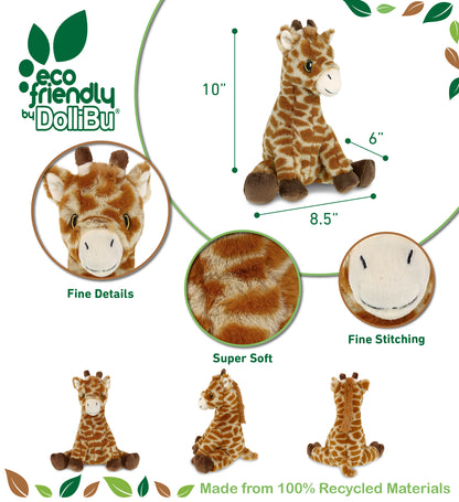 ECO FRIENDLY SUPER-SOFT PLUSH - GIRAFFE 10"