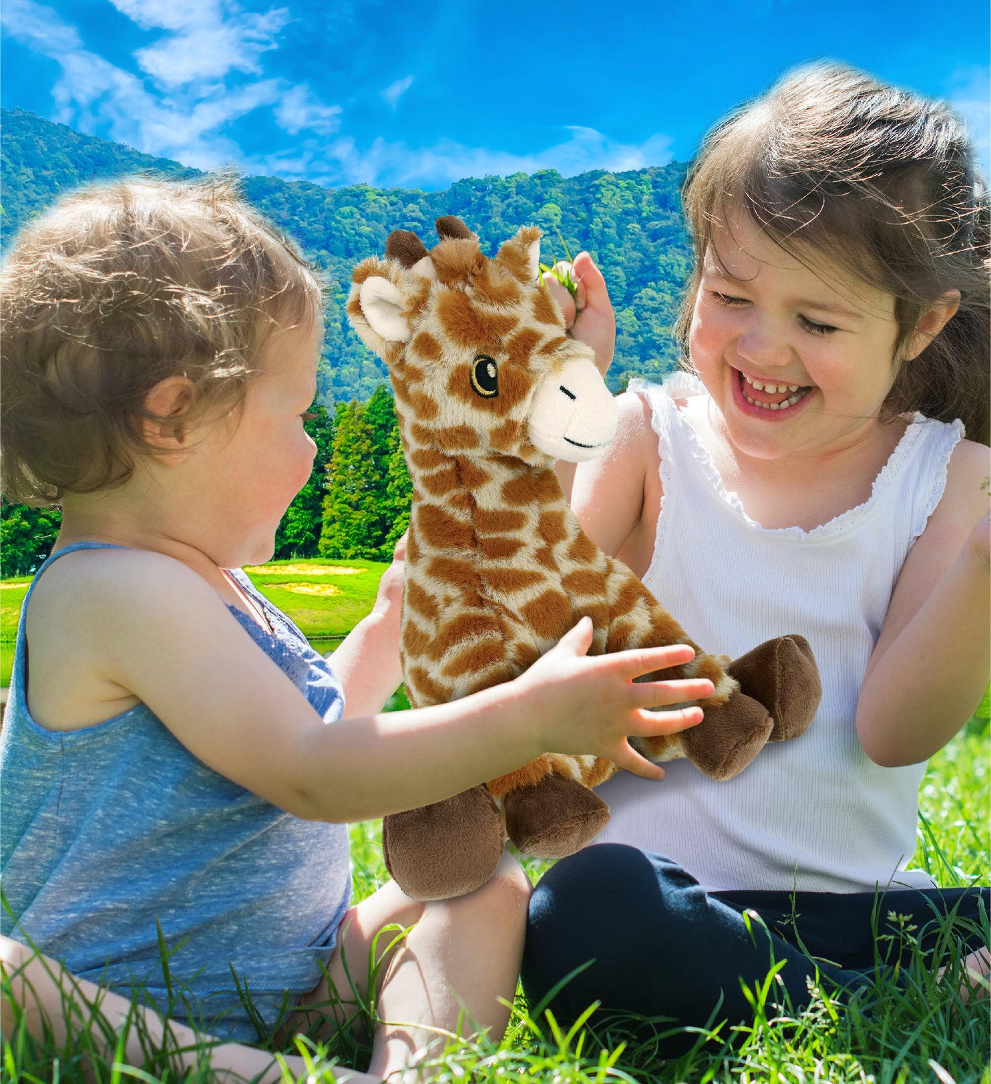 ECO FRIENDLY SUPER-SOFT PLUSH - GIRAFFE 10"