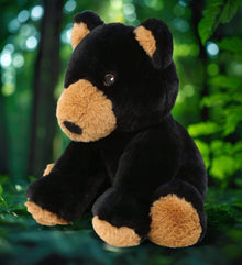 ECO FRIENDLY SUPER-SOFT PLUSH - BLACK BEAR 9"