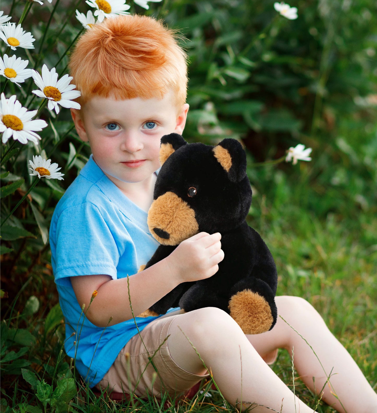 ECO FRIENDLY SUPER-SOFT PLUSH - BLACK BEAR 9"