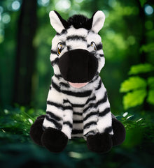 ECO FRIENDLY SUPER-SOFT PLUSH - ZEBRA 9"