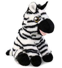 ECO FRIENDLY SUPER-SOFT PLUSH - ZEBRA 9"