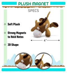 PLUSH MAGNET - HORSE
