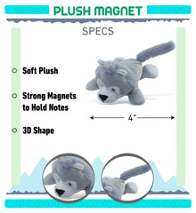 PLUSH MAGNET - WOLF