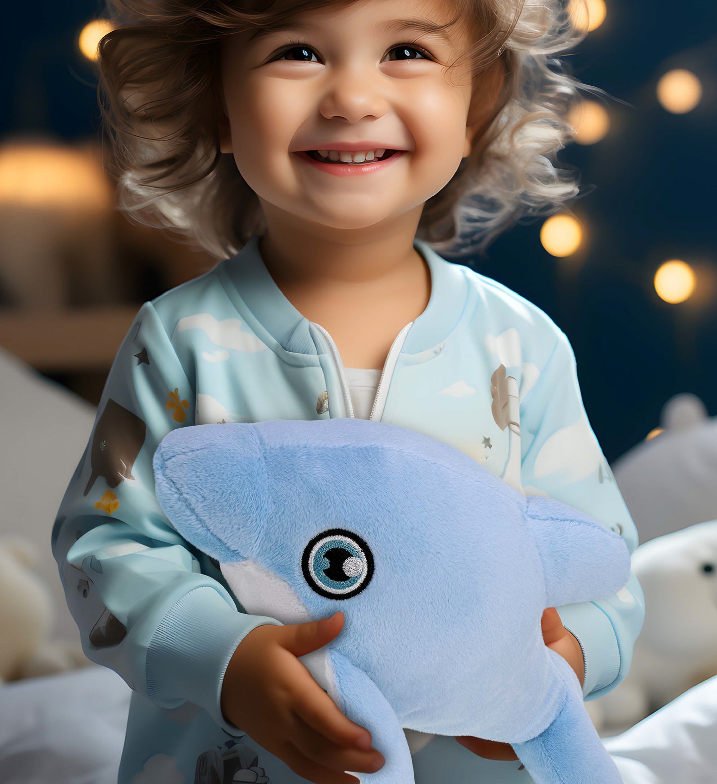 ECO FRIENDLY SUPER-SOFT PLUSH - DOLPHIN 13.5"